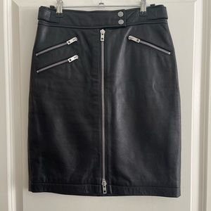 Rag&bone leather skirt